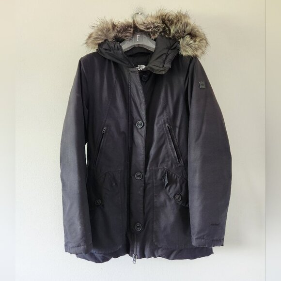 The North Face| Mauna Kea down Hoodie jacket parka black sz M - Picture 3 of 10